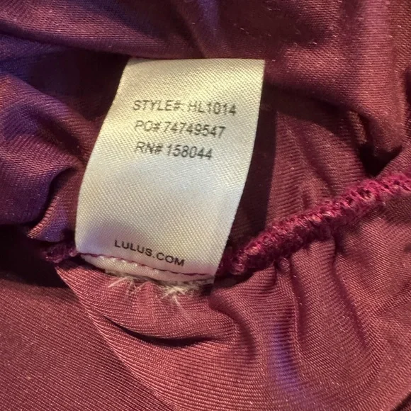 Lulus Elegant Velvet Long Sleeve Dress in Rich Mauve Purple Sz XS - Picture 12 of 16